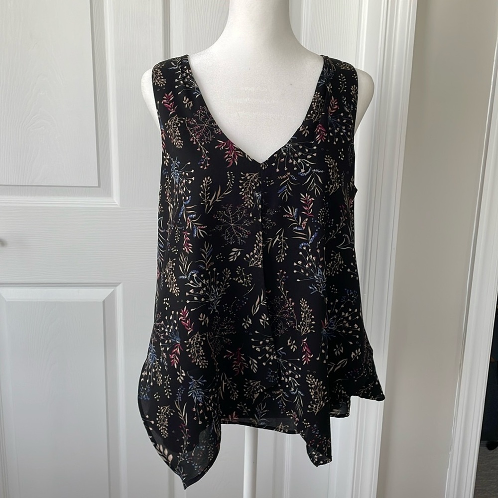 Dex Floral Patterned Layered Blouse